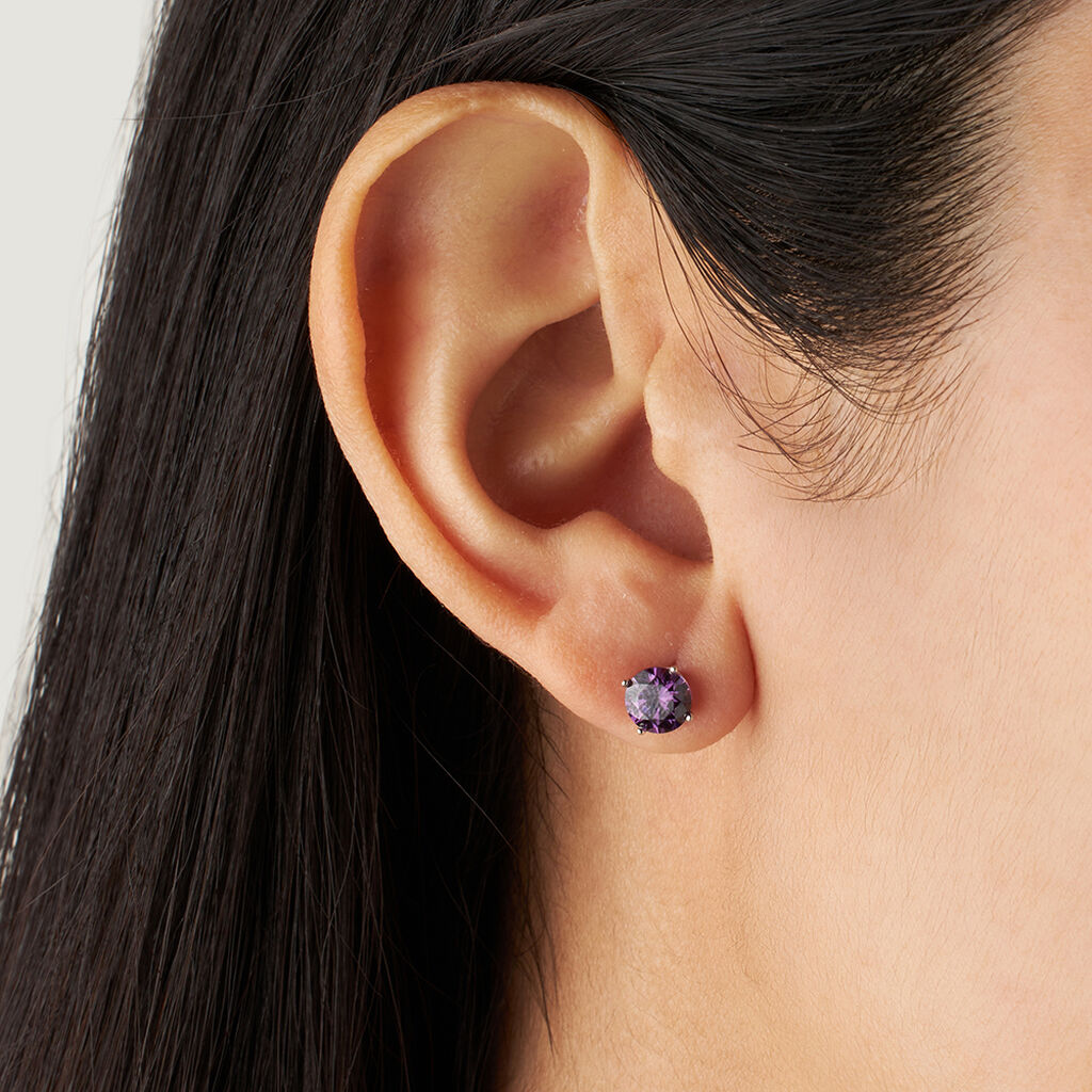Orecchini Lobo Punto Luce Silver Rainbow Argento Rodiato Cubic Zirconia - Orecchini a Lobo Donna | Stroili