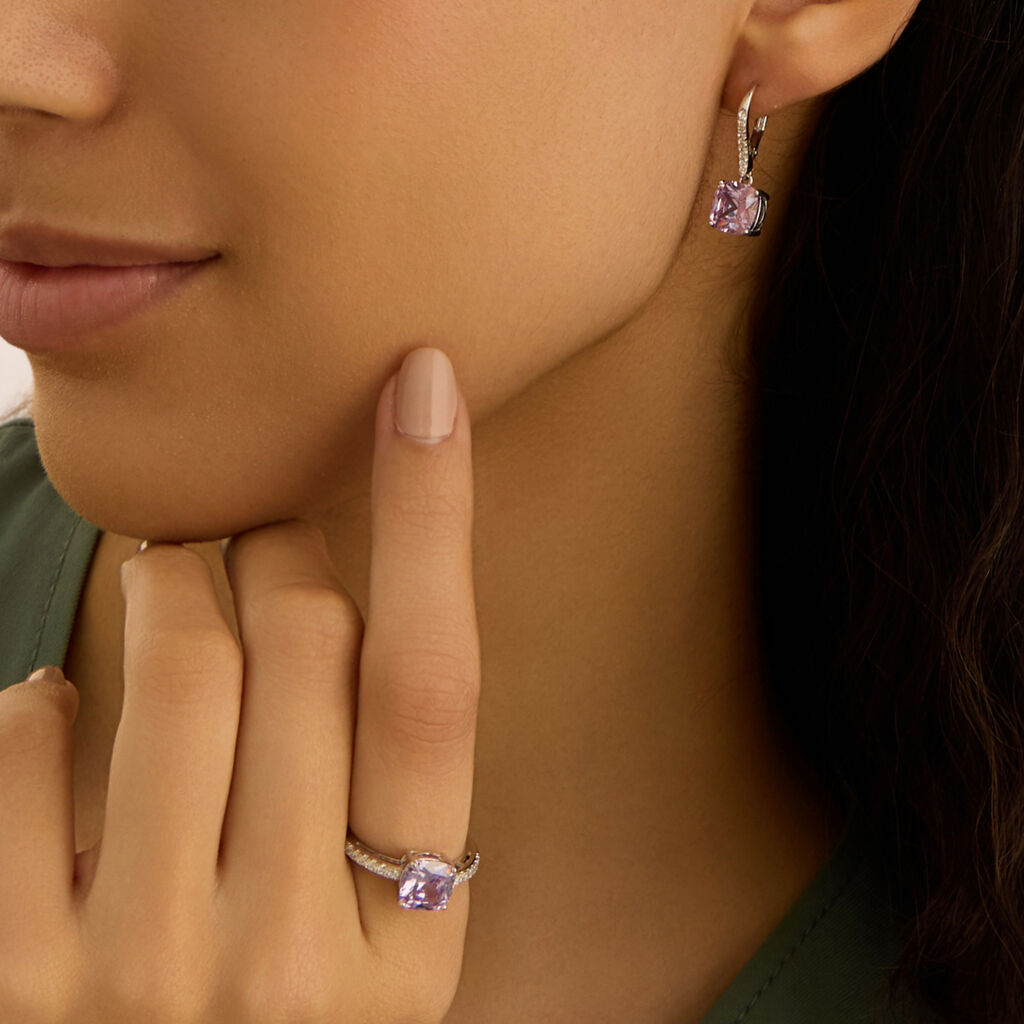 Orecchini Pendenti Silver Rainbow Argento Rodiato Cubic Zirconia - Orecchini Pendenti Donna | Stroili