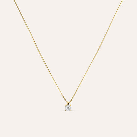 Collana Punto Luce Diamotion Oro Giallo Diamante - Collane Punto Luce Donna | Stroili