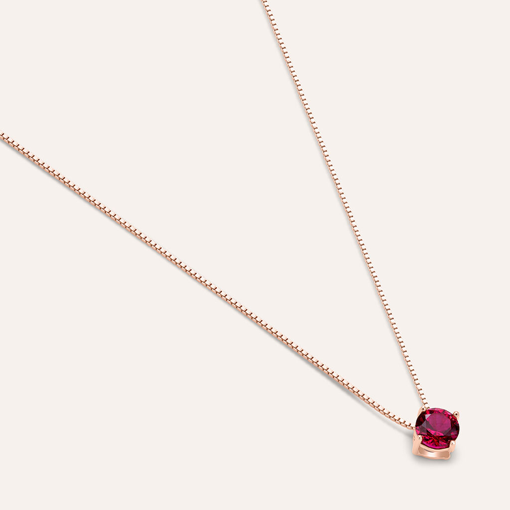 Collana Punto Luce Silver Rainbow Argento Rosa Cubic Zirconia - Gioielli Donna | Stroili