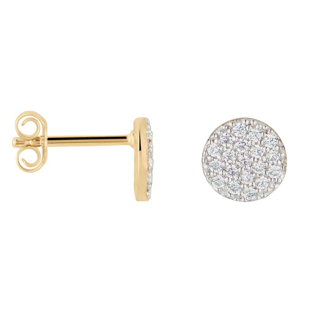 Orecchini Lobo Golden Dream Placcato Oro Giallo Cubic Zirconia - Orecchini a Lobo Donna | Stroili