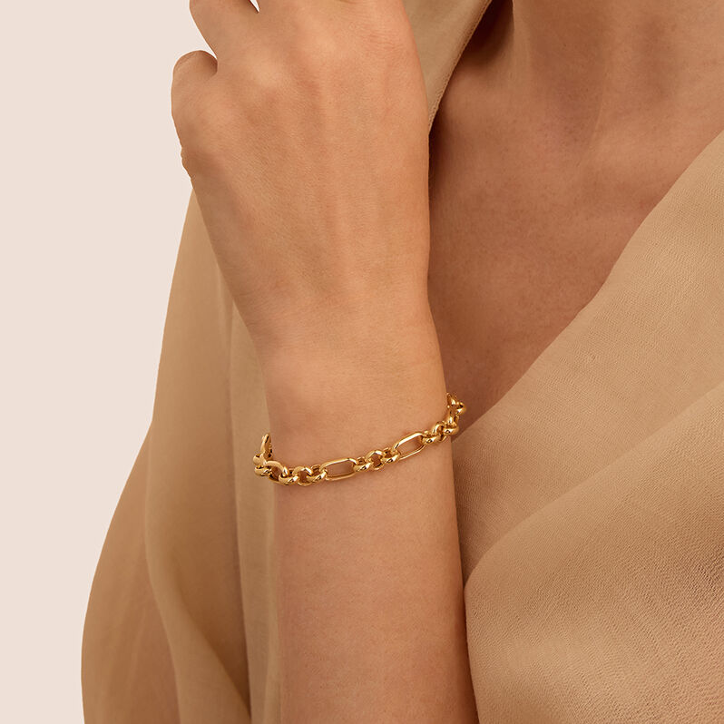 Bracciale Catena Silver Collection Argento Dorato - Bracciali Donna | Stroili