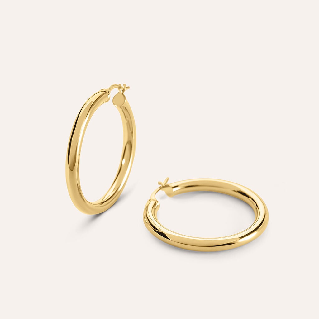 Orecchini A Cerchio Toujours Oro Giallo