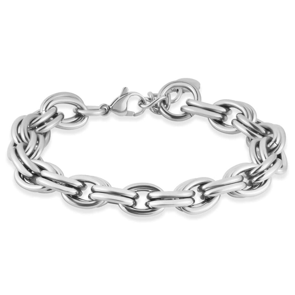 Bracciale Lady Code Acciaio Doppia Maglia - Bracciali Donna | Stroili