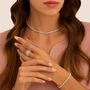 Bracciale Tennis Red Carpet Argento Rodiato Cubic Zirconia