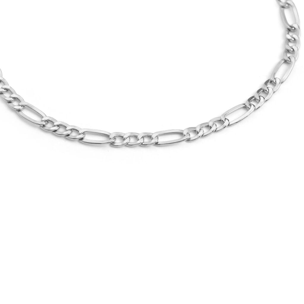 Bracciale Catena L'homme Or Oro Bianco - Bracciali Uomo | Stroili