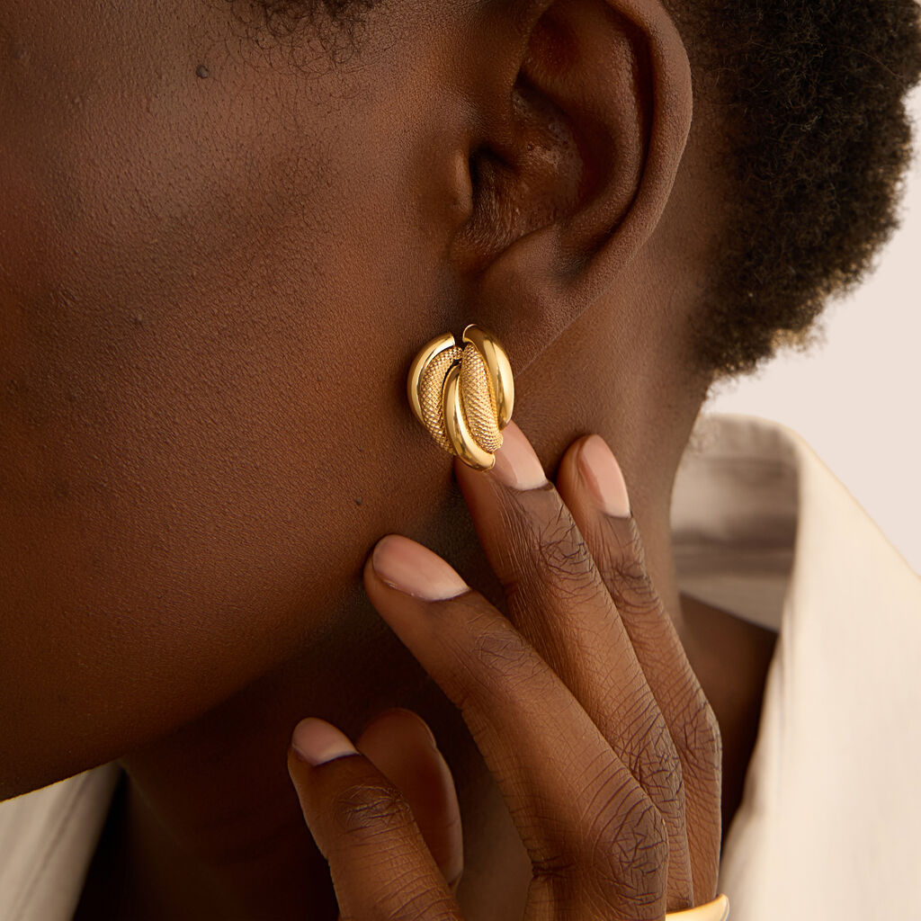 Orecchini Lobo Isabelle Oro Giallo