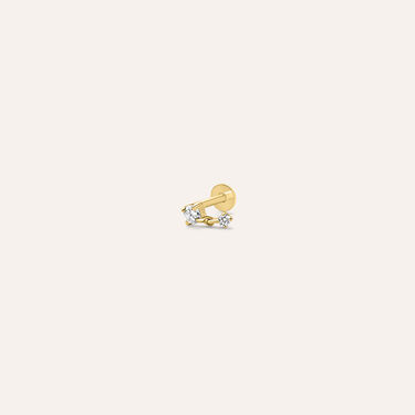 Piercing Orecchio Diamade Glam Oro Giallo Diamante Lab-Grown