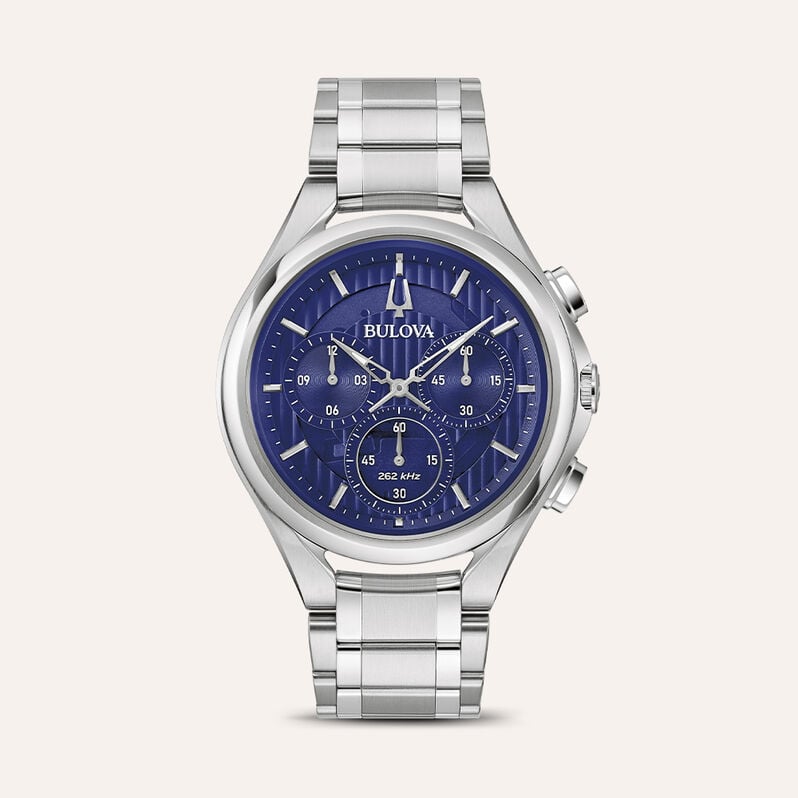 Orologio Al Quarzo Bulova Curv 96a302 - Orologi Cronografo Uomo | Stroili