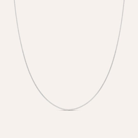 Catenina Po&egrave;me Oro Bianco - Catenina Donna | Stroili