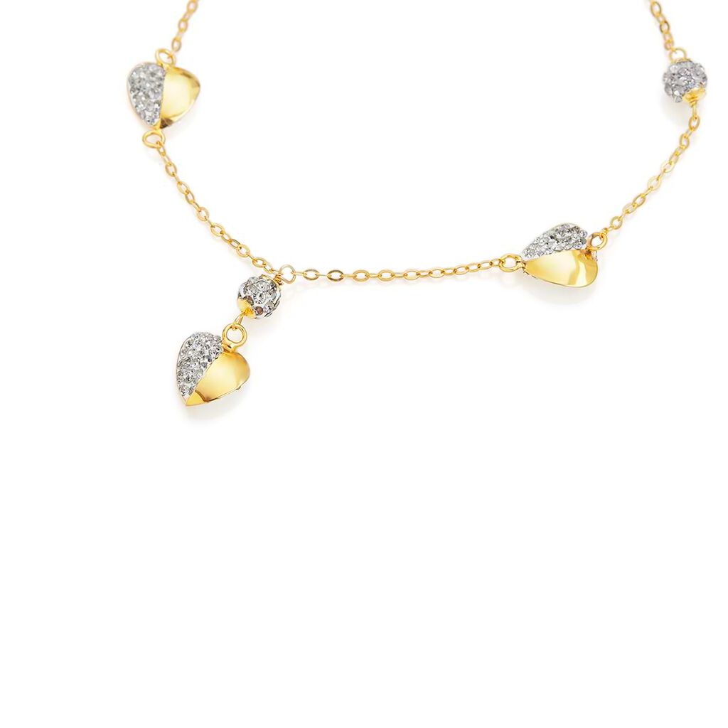 Collana Christelle Oro Giallo Cristallo - Collane Donna | Stroili