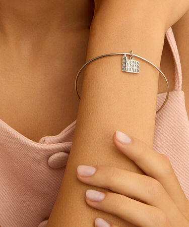 Pendente Saluti&Baci Colosseo Love Beats Argento Rodiato