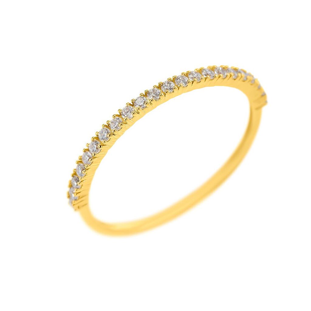 Anello Riviere Claire Oro Giallo Cubic Zirconia - Anelli Riviere Donna | Stroili