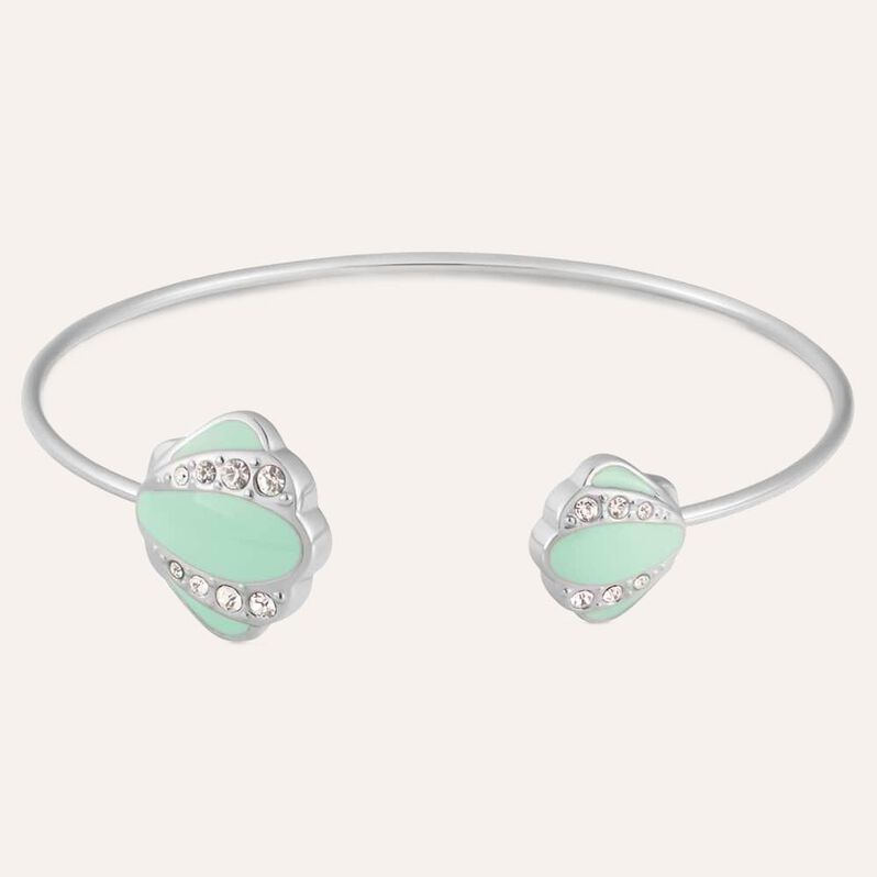 Bangle Lady Sweet Acciaio Conchiglia e Cristalli - Bracciali Donna | Stroili
