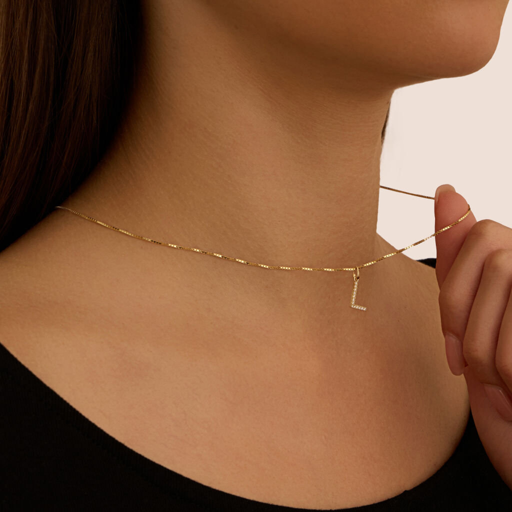 Pendente Poème Oro Giallo Cubic Zirconia