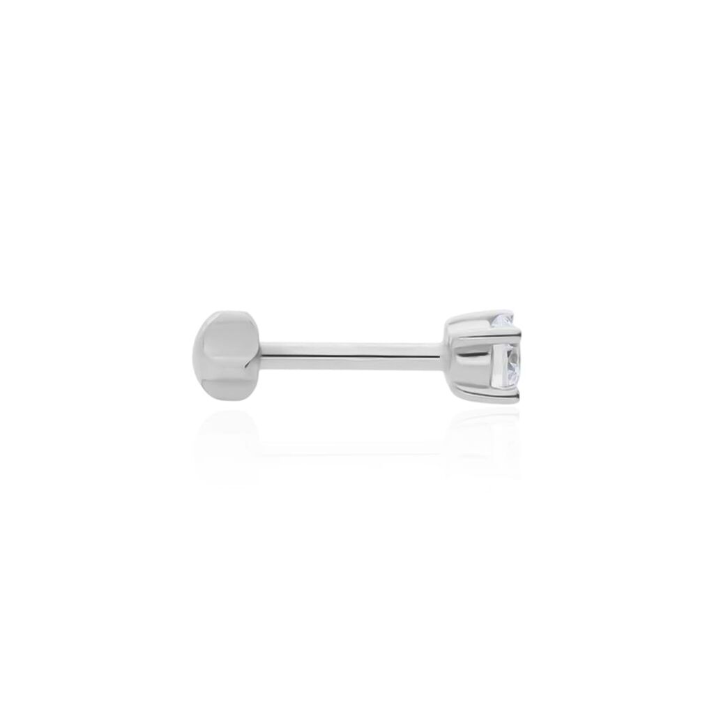 Piercing Orecchio Tragus Helix Conch Bon Ton Oro Bianco Cubic Zirconia - Piercing Orecchio Donna | Stroili