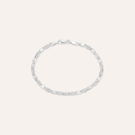 Bracciale Catena Gentleman Argento Rodiato - Bracciali Uomo | Stroili