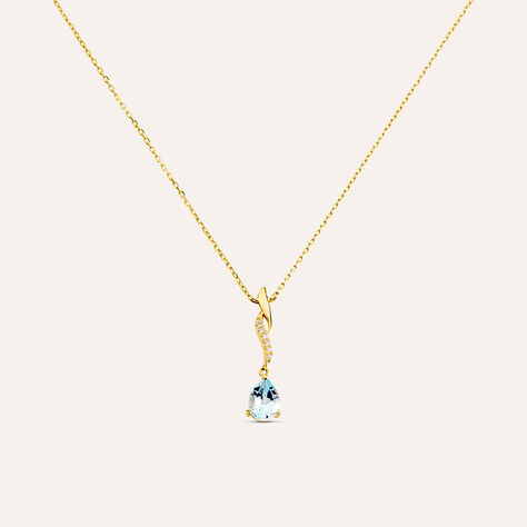 Collana Am&eacute;lie Oro Giallo Topazio Cubic Zirconia - Collane Donna | Stroili