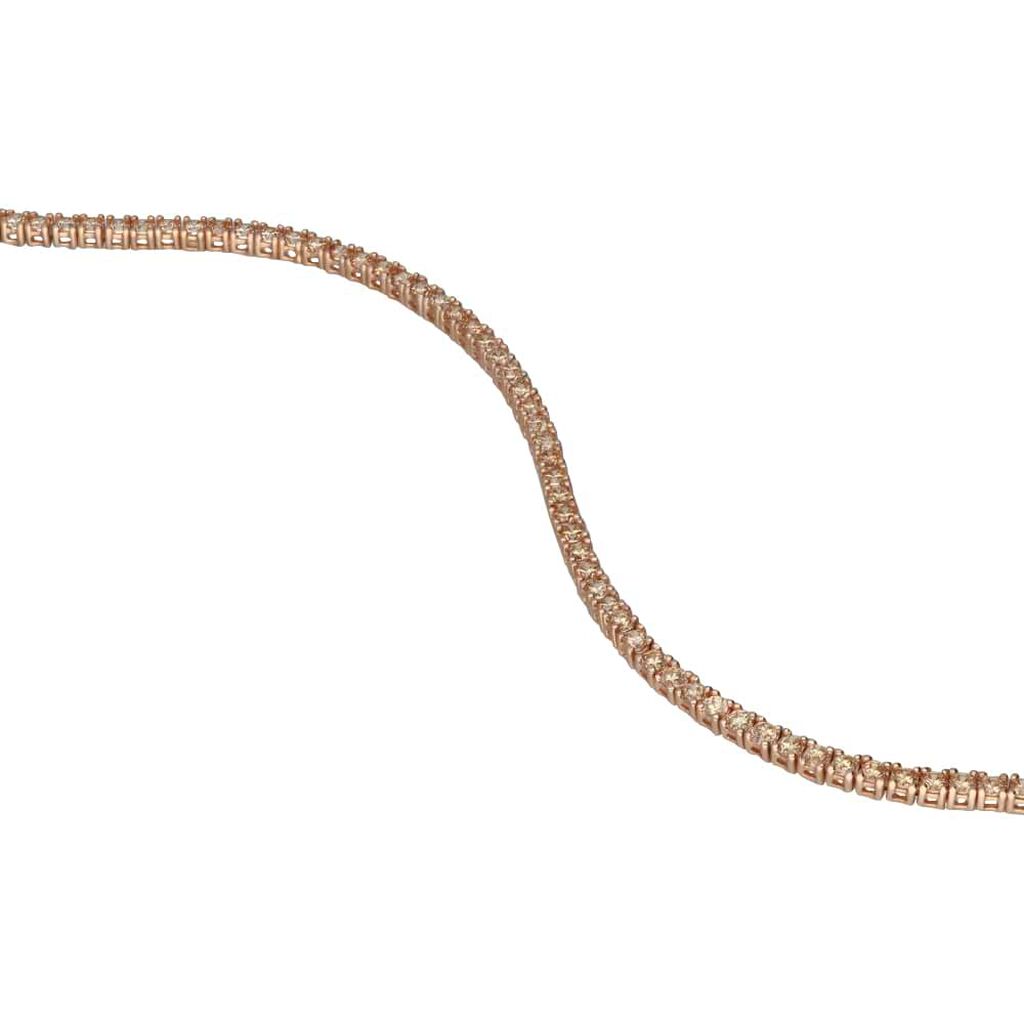 Bracciale Tennis Silver Rainbow Argento Rosa Cubic Zirconia - Bracciali Tennis Donna | Stroili