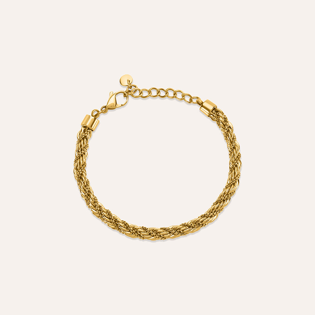 Bracciale Lady Code Acciaio Dorato - Bracciali Donna | Stroili