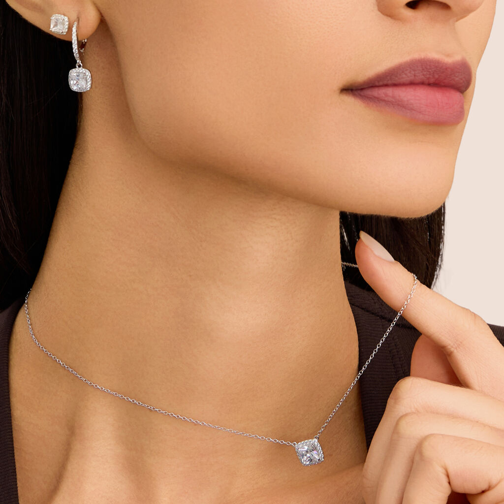 Collana Silver Elegance Argento Rodiato Cubic Zirconia - Collane Donna | Stroili