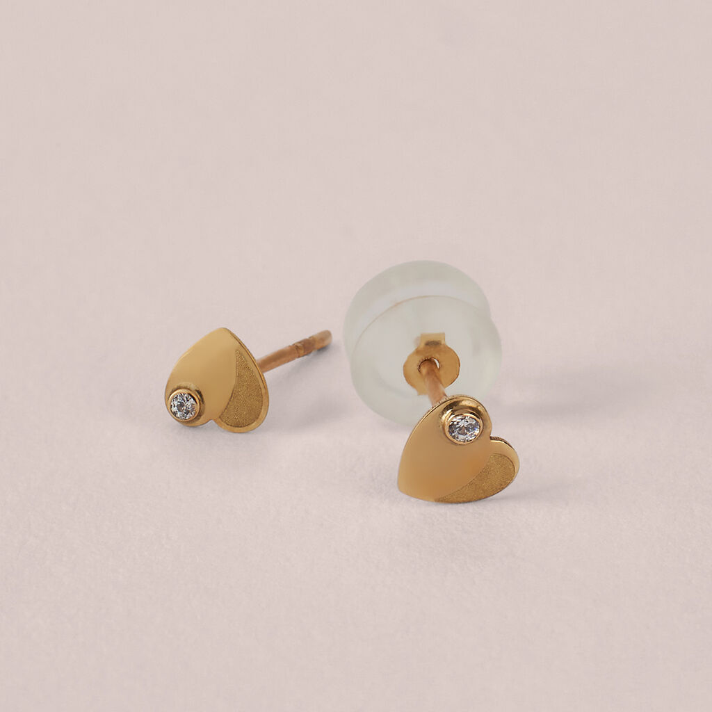 Orecchini Lobo Bon Ton Oro Giallo Cubic Zirconia - Orecchini a Lobo Donna | Stroili