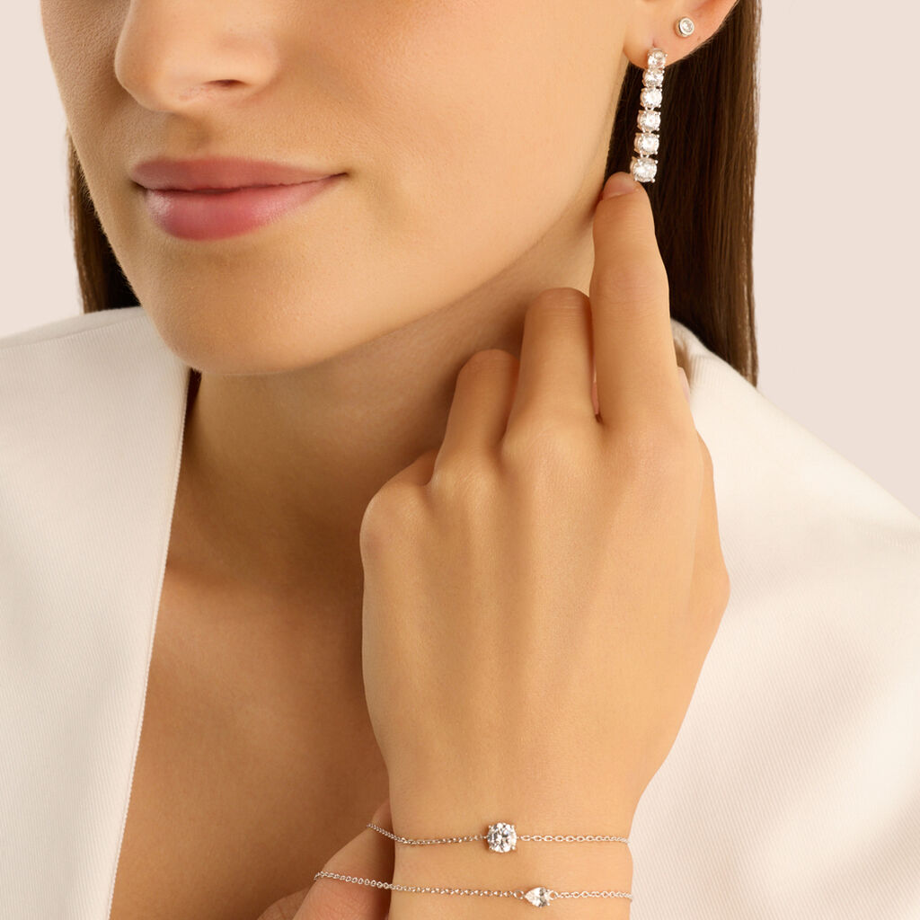 Bracciale Punto Luce Silver Elegance Argento Rodiato Cubic Zirconia