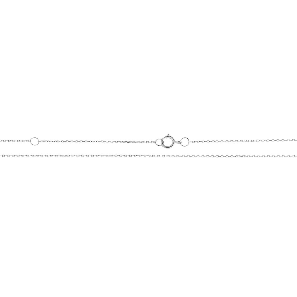 Collana Punto Luce Charlotte Oro Bianco Zaffiro Diamante - Collane Choker Donna | Stroili