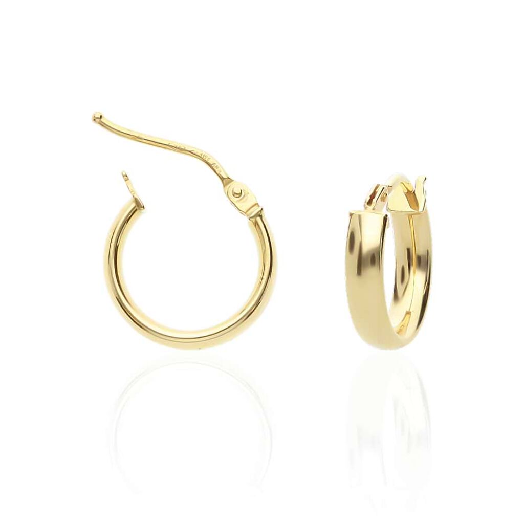 Orecchini A Cerchio Gold Essence Oro Giallo - Orecchini a Cerchio Donna | Stroili