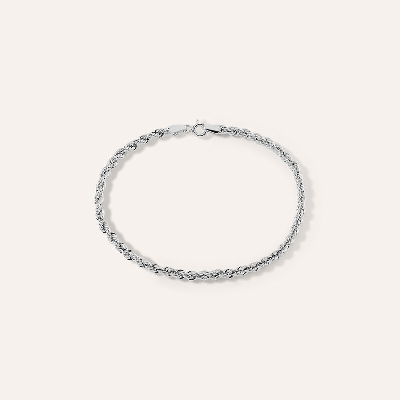 Bracciale Catena Colette Oro Bianco - Bracciali Donna | Stroili