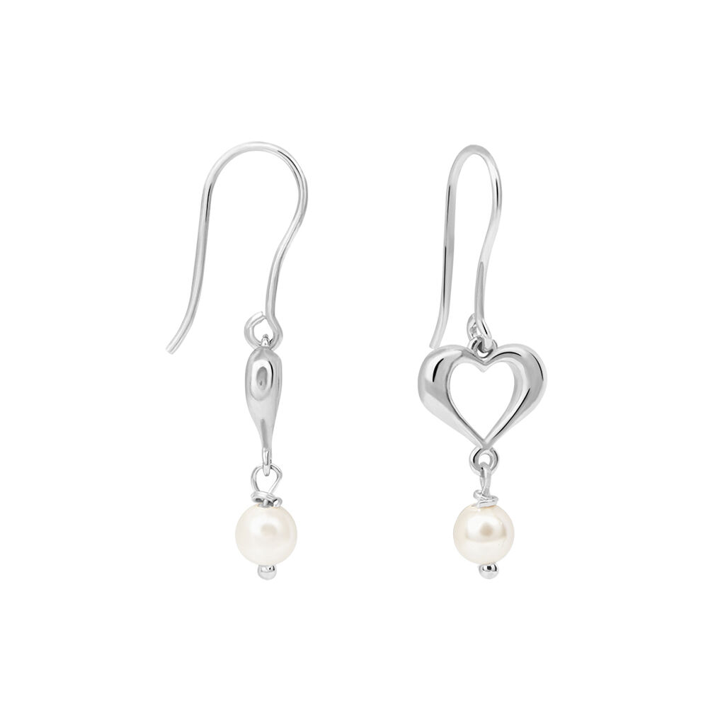 Orecchini Pendenti Silver Pearls Argento Rodiato Perla sintentica - Orecchini Pendenti Donna | Stroili