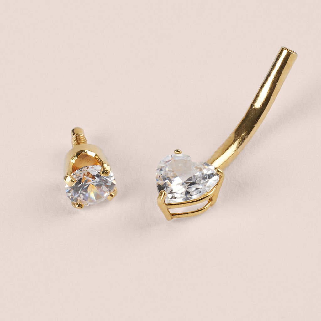 Piercing Ombelico Punto Luce Bon Ton Oro Giallo Cubic Zirconia - Gioielli Donna | Stroili