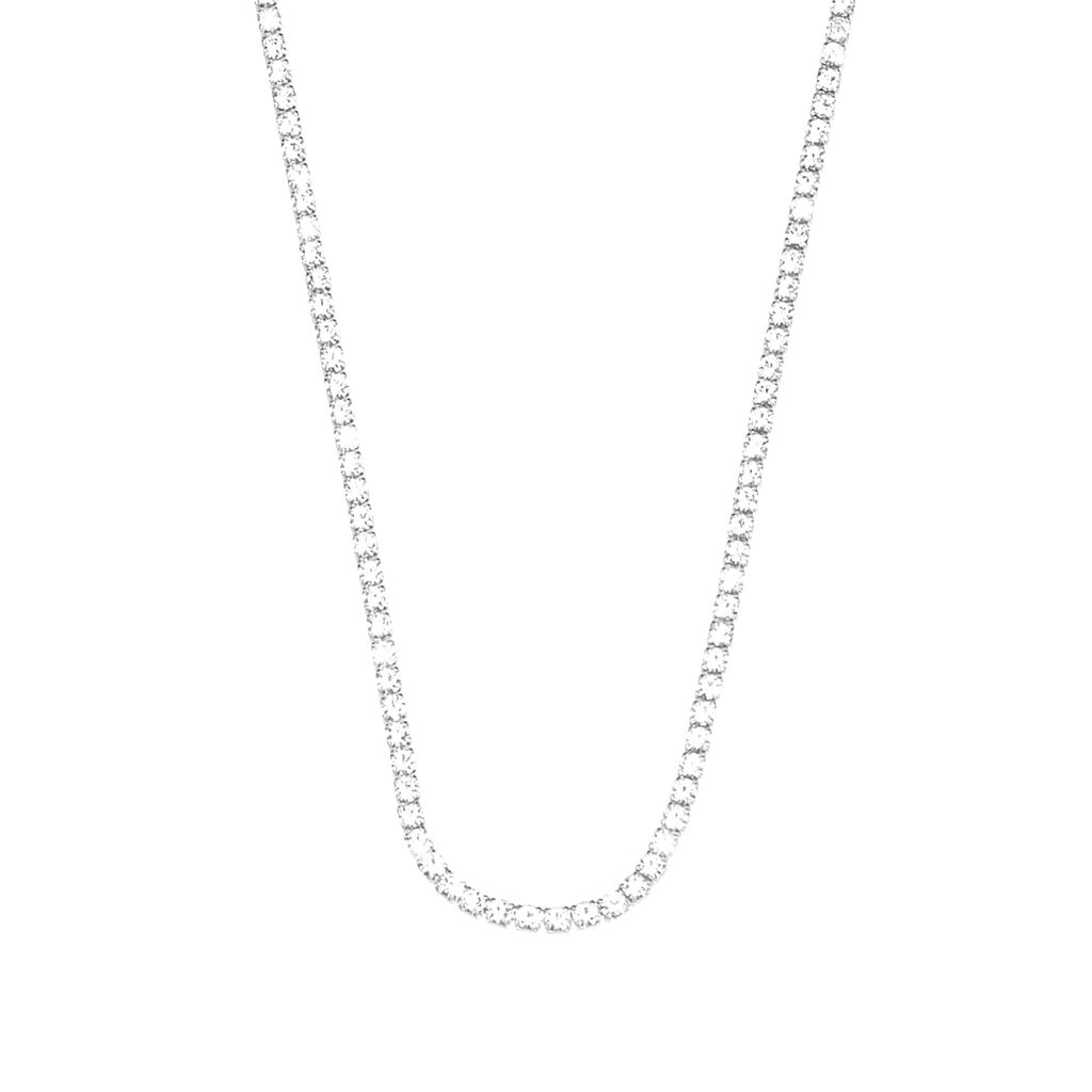 Collana Tennis Romantic Shine Metallo Cristallo - Collane Tennis Donna | Stroili