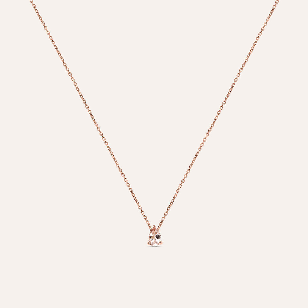 Collana Jasmine Oro Rosa Morganite