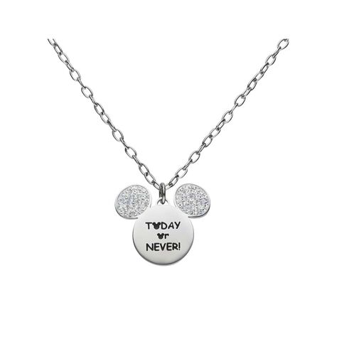 Collana Lady Message Acciaio Disney e Cristalli - Collane Donna | Stroili