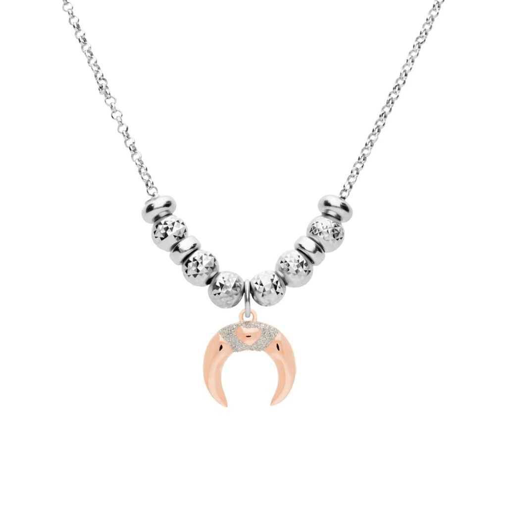 Pendente Love Beats Argento Rosa - Ciondoli Donna | Stroili