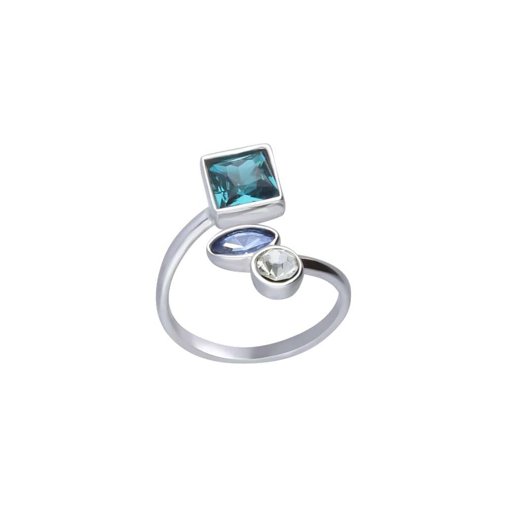 Anello Contrarie Violet Ottone Cristallo - Anelli con Pietre Donna | Stroili