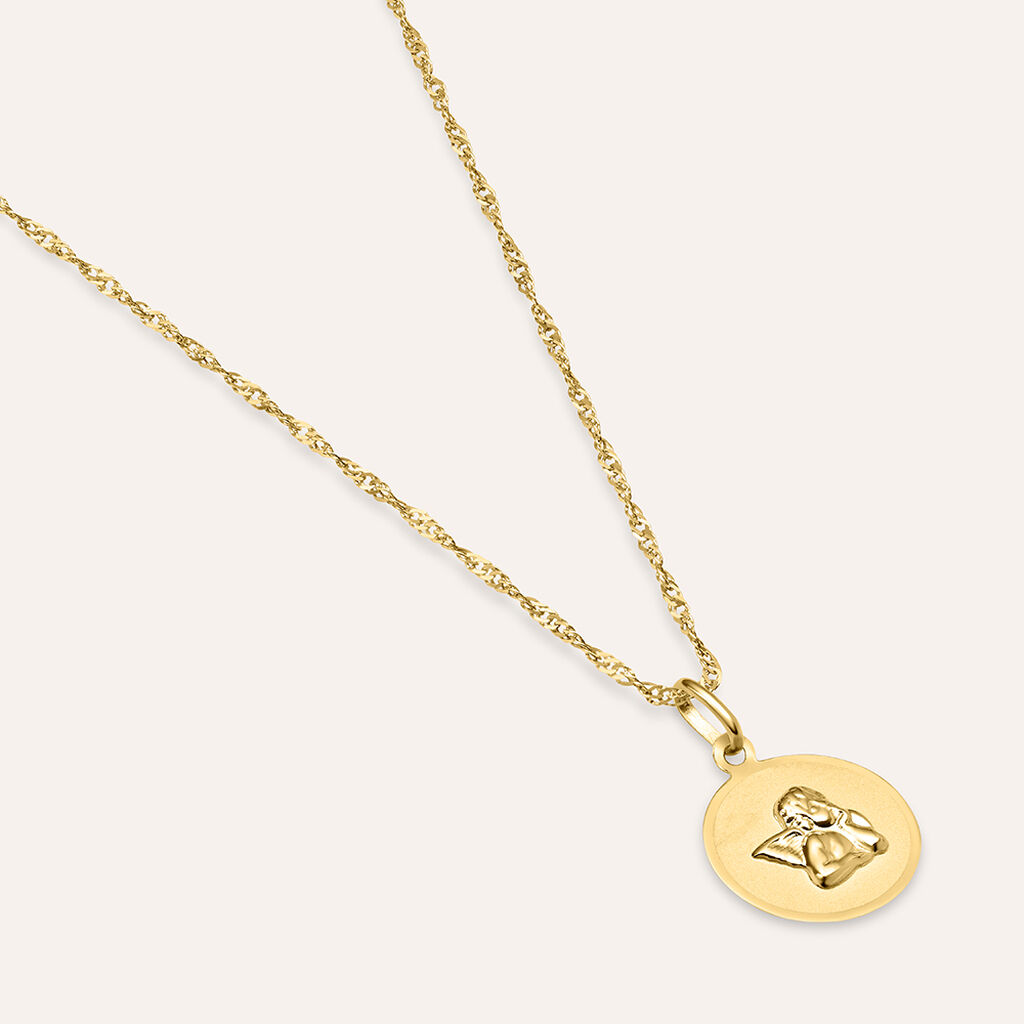 Pendente Holy Oro Giallo - Ciondoli con Incisione Unisex | Stroili
