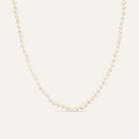 Collana L'homme Or Oro Giallo Perla D'Acqua Dolce - Collane Uomo | Stroili