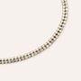 Bracciale Tennis Aura Acciaio Dorato Cubic Zirconia