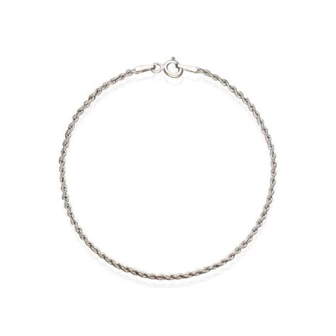 Bracciale Catena Colette Oro Bianco - Bracciali Donna | Stroili