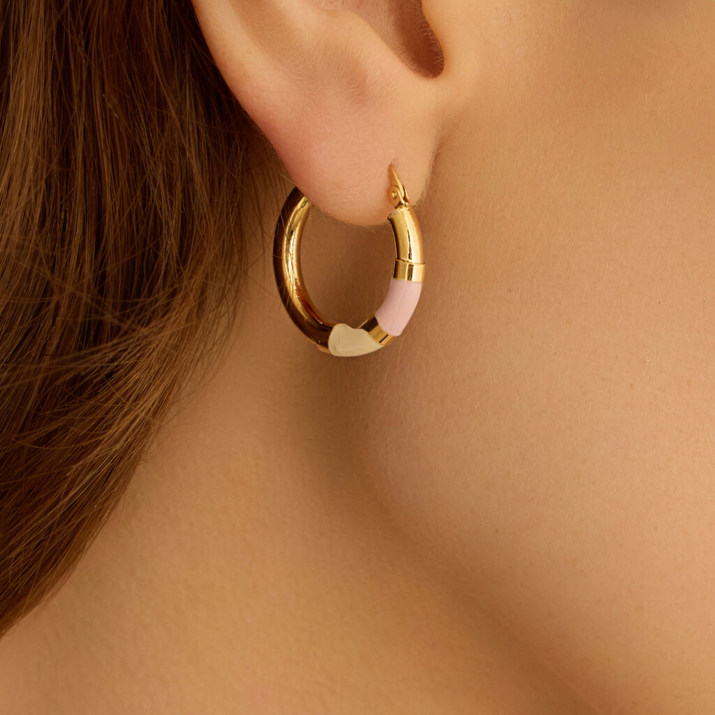 Orecchini A Cerchio Toujours Oro Giallo
