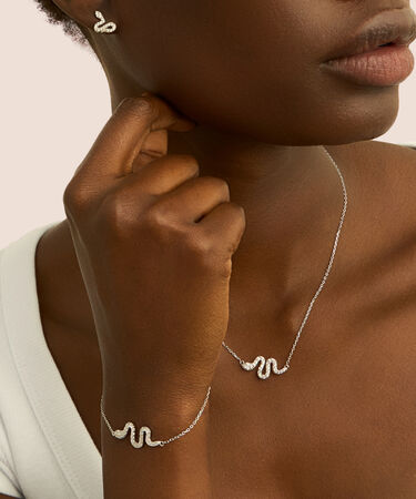 Collana Silver Moments Argento Rodiato Cubic Zirconia
