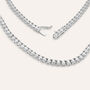 Collana Tennis Diamade Oro Bianco Diamante Lab-Grown