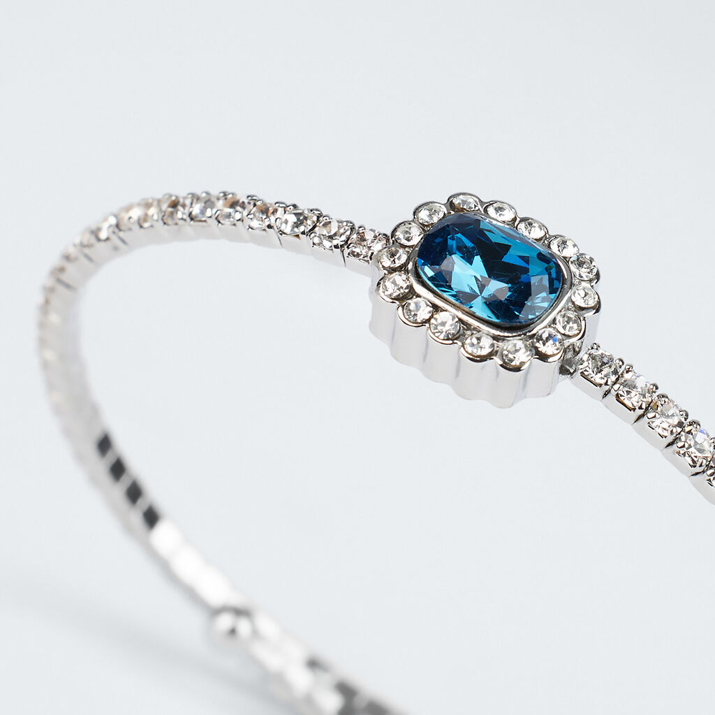 Bangle Romantic Shine Metallo Cristallo - Bracciali Rigidi Donna | Stroili