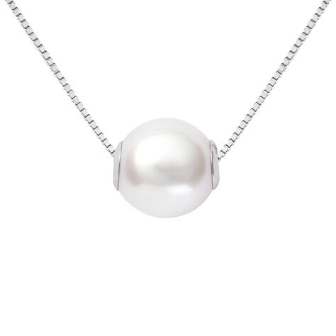 Collana Gabrielle Oro Bianco Perla D'Acqua Dolce - Collane Donna | Stroili