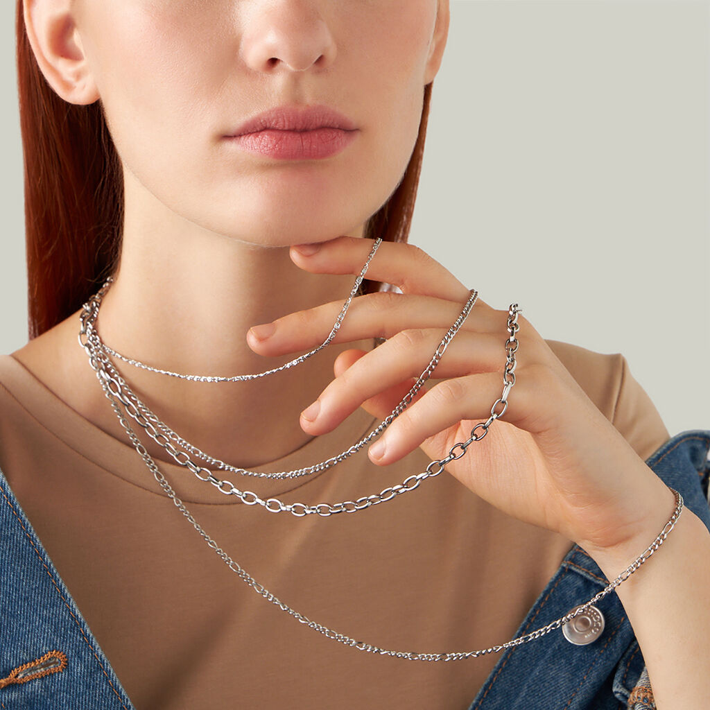 Collana Lady Code Acciaio - Collane Donna | Stroili