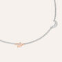 Bracciale Silver Moments Argento Bicolore Bianco / Rosa Cubic Zirconia