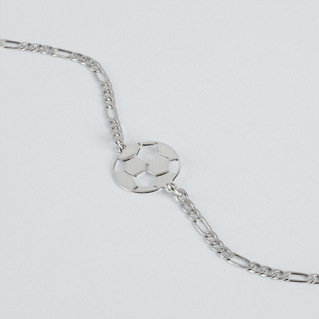 Bracciale Catena Gentleman Argento Rodiato - Bracciali Uomo | Stroili
