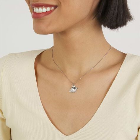 Pendente Love Beats Argento Rodiato Cubic Zirconia - Ciondoli Donna | Stroili